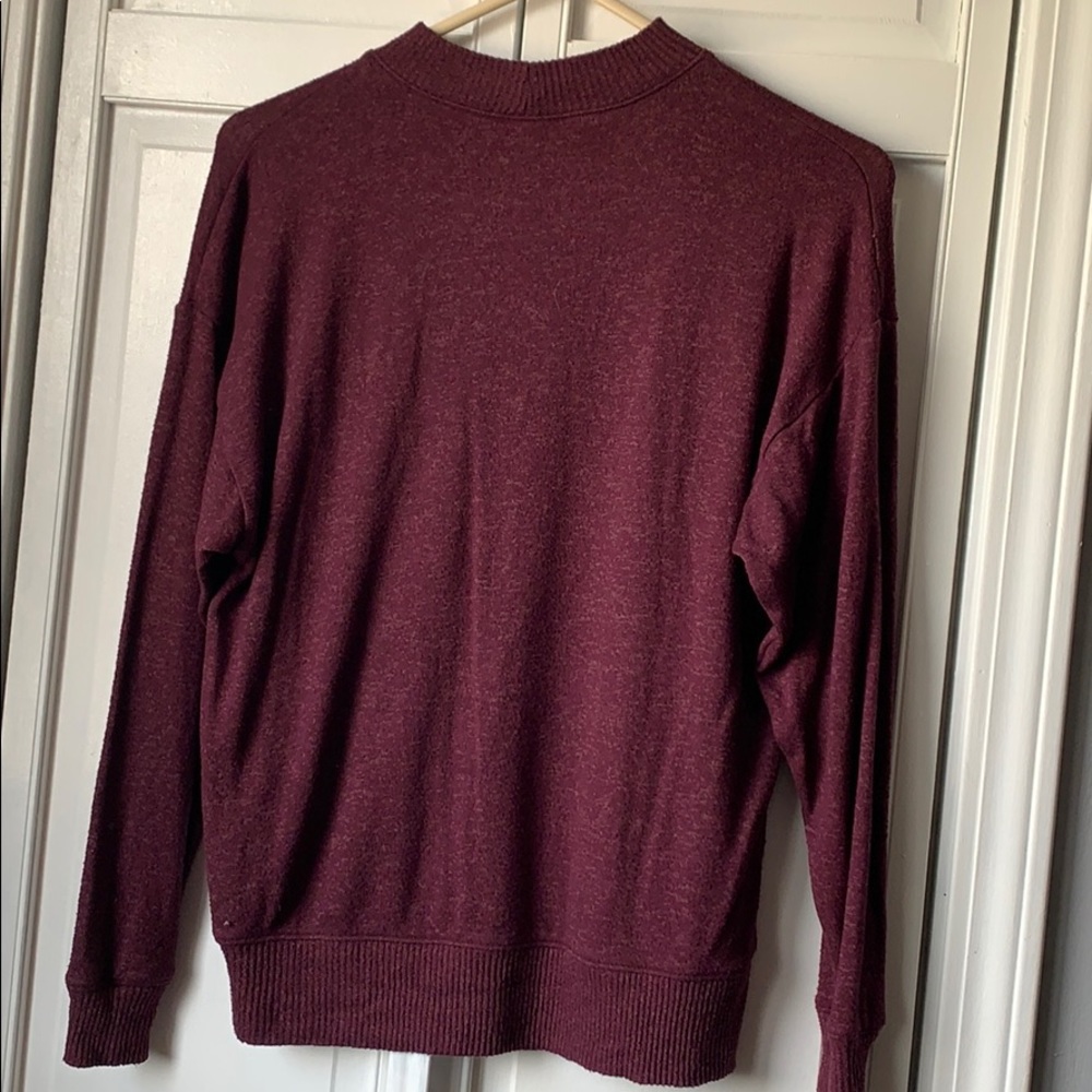 Maroon mock neck - Picture 2 of 2